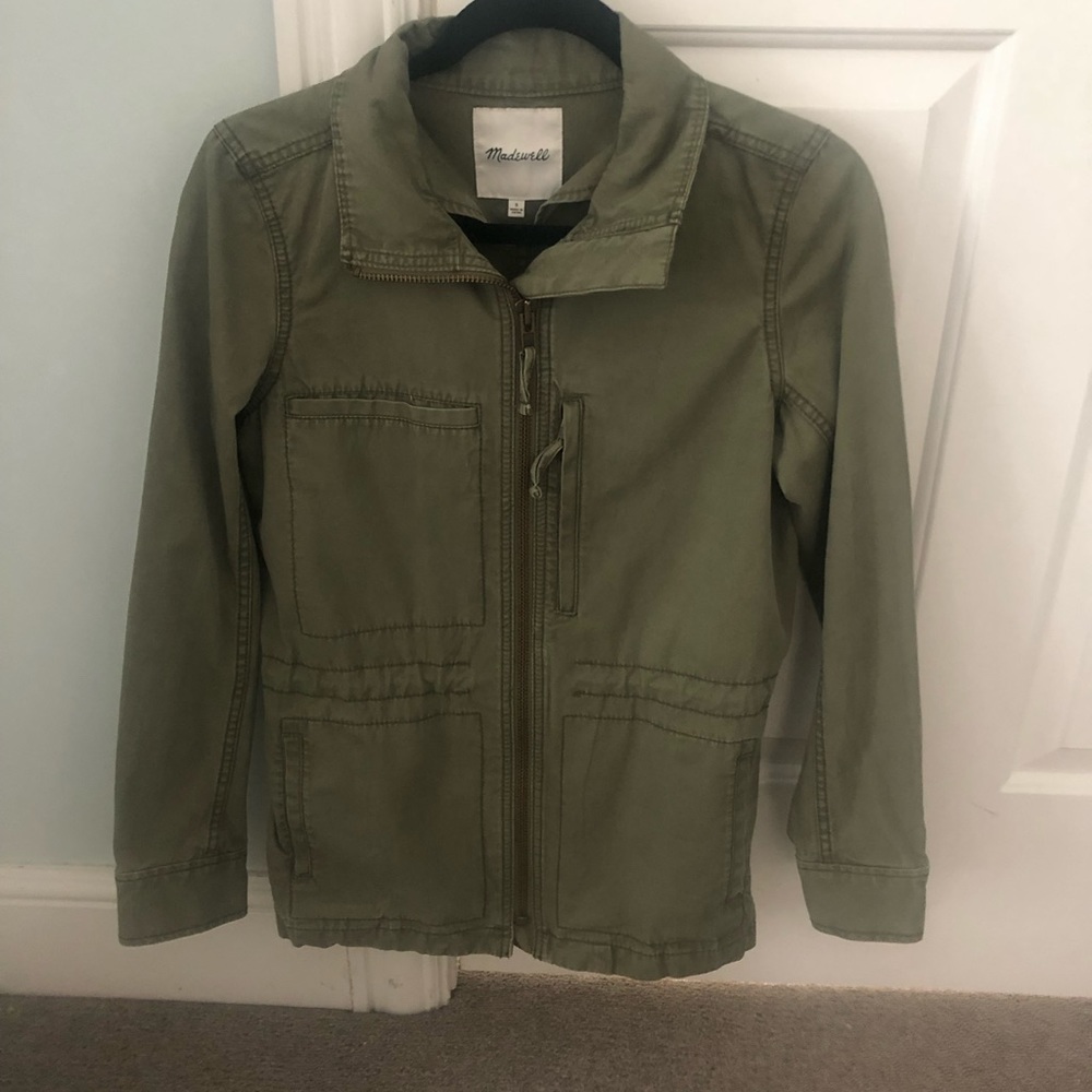 Madewell Army zip up jacket